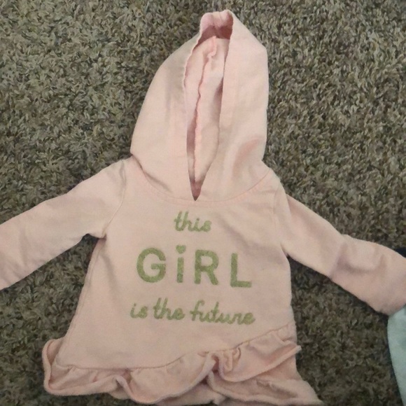 Baby sweatshirt with hood - Picture 1 of 1